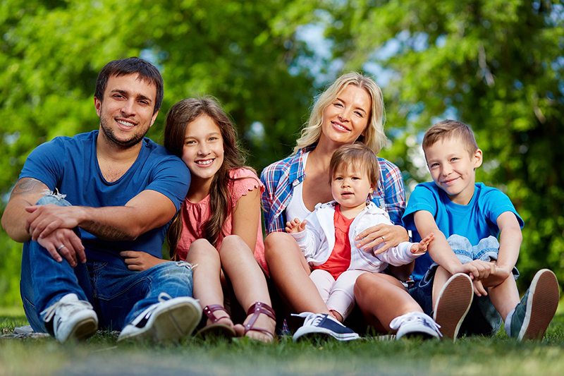 Photo of a family